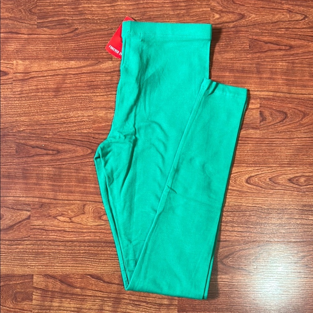 Forever 21 Green Leggings XS